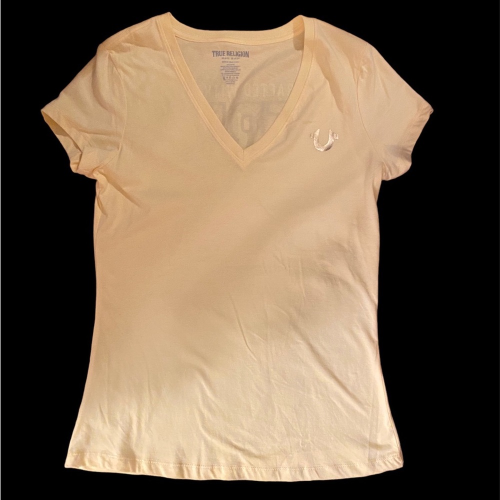 NWOT True Religion V Neck Tee - Size M